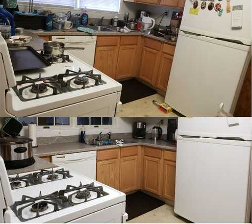 Cleaning work showcase